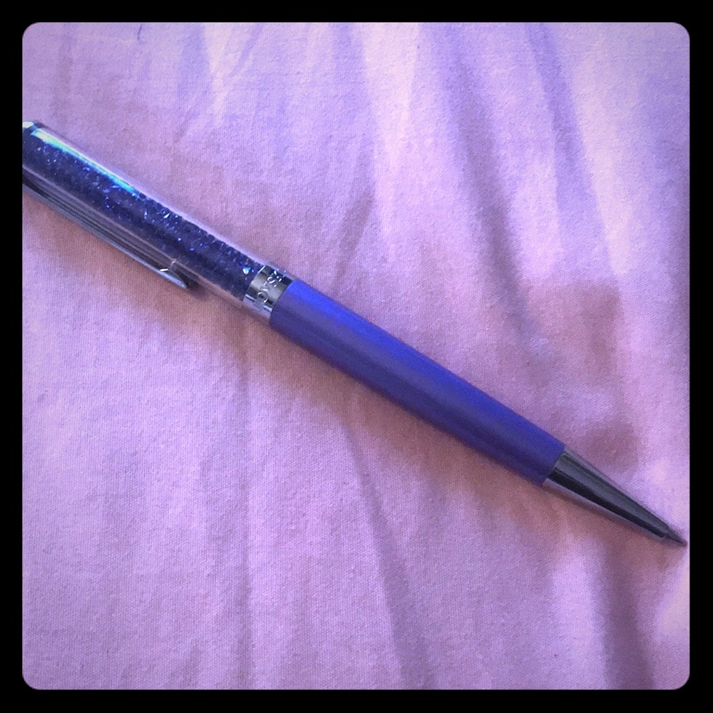Pen purple Swarovski